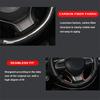 Carbon Fiber Car Steering Wheel Cover Perforated Leather 38cm 15 inch For Toyota RAV4 Hilux  Corolla Camry Prius Land Cruiser