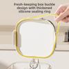 New Seasoning Box 4 Compartments Large Capacity Kitchen Household Seasoning Jar Seasoning Storage Box Moisture-proof Salt Shaker