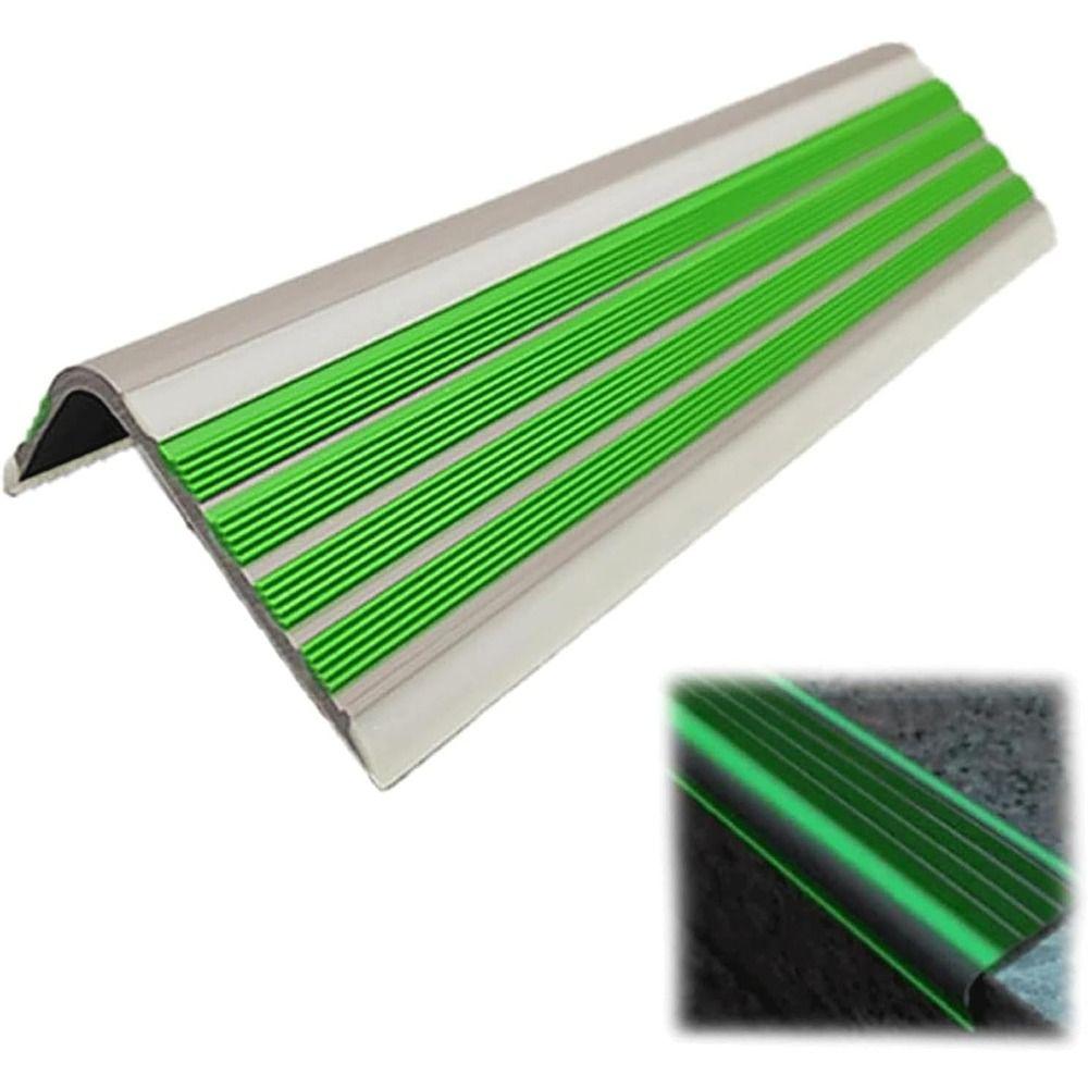 PVC Stair Treads Reflective Stair Edge Protector Staircases Anti Slip Strips  Indoor Outdoor