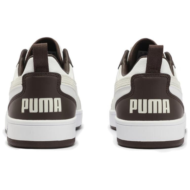 New PUMA DRIBBLE Low Top Casual Shoes Unisex White Black 400326-02