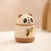Zahnstocherhalter Panda Katze Kreativ Automatischer Pop-up-Zahnstocherbehälter Cartoon Nationaler Trend Schiebe-Zahnstocherglas Zahnstocherflasche