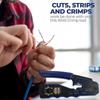 RJ45 Crimp Tool Pass Through Crimper Cutter for Cat6a Cat6 Cat5 Cat5e 8P8C Modular Connector Ethernet Crimp Tool