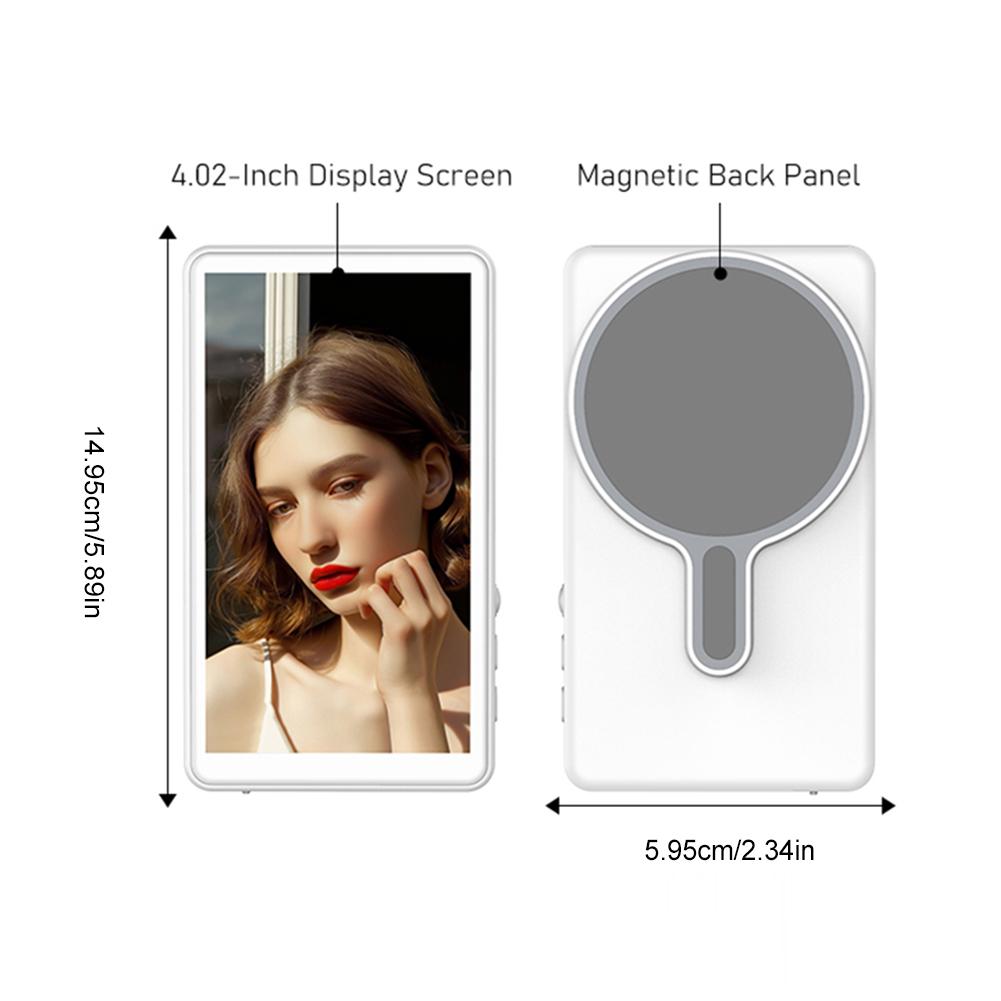 Magnetic Phone Vlog Selfie Monitor Screen Wireless Selfie Monitor Screen Rear Camera Monitor Screen for Android & iPhone