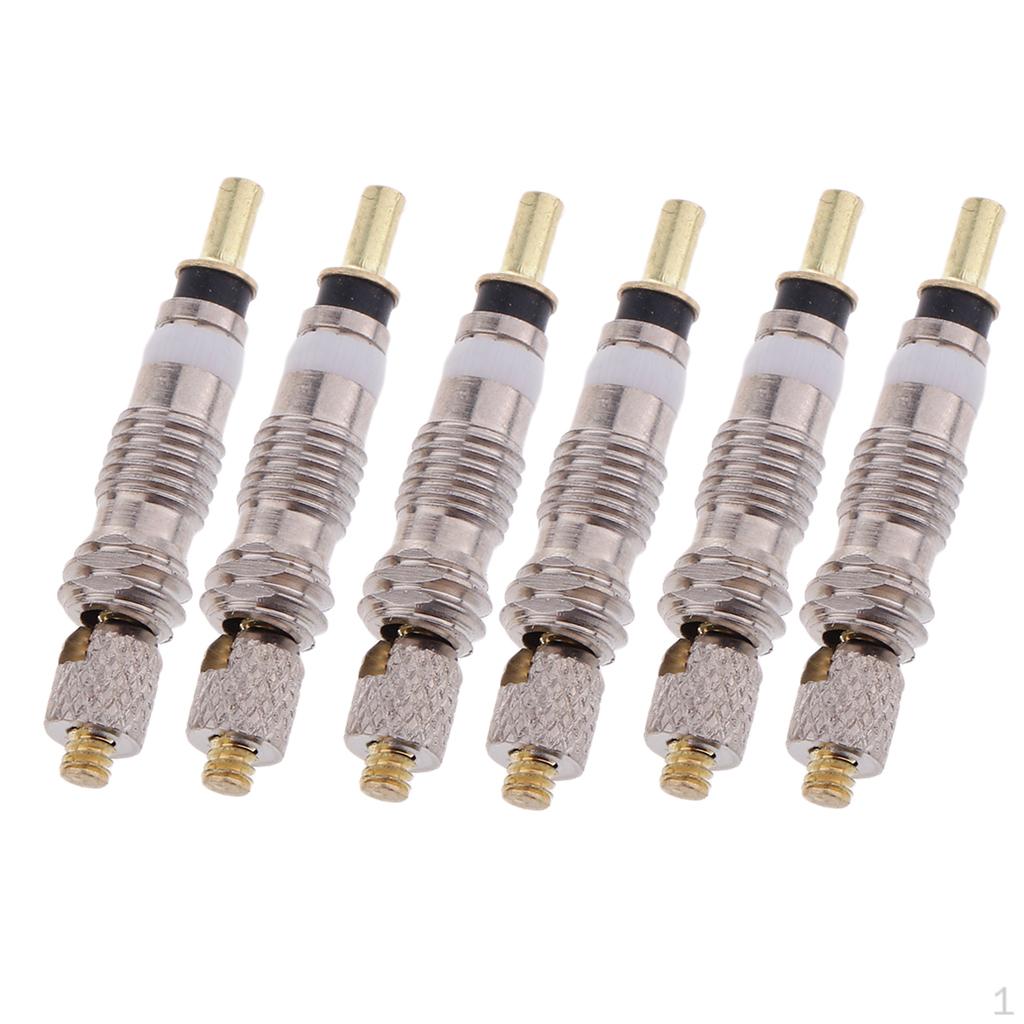 

6Pcs Copper Presta Valve Core , Mesh, 26mm