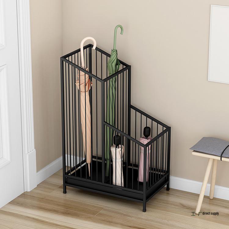Elegant Wrought Iron Umbrella Stand for Entryway