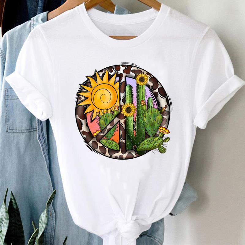 

Футболка модная футболка одежда 90-х годов сладкий стиль цветок перо тренд повседневная женская футболка с коротким рукавом с принтом женская женская футболка с графикой XXXXL