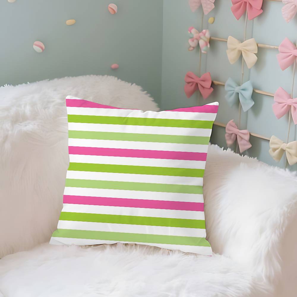 LGBT Rainbow Flag Pillow Case Throw Pillow Cover Nordic Vintage Style Cushion Covers Home Living Room Sofa Couch Seat