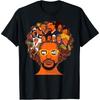 I Love My Roots Back Powerful Black History Month DNA Pride Cotton T-Shirt