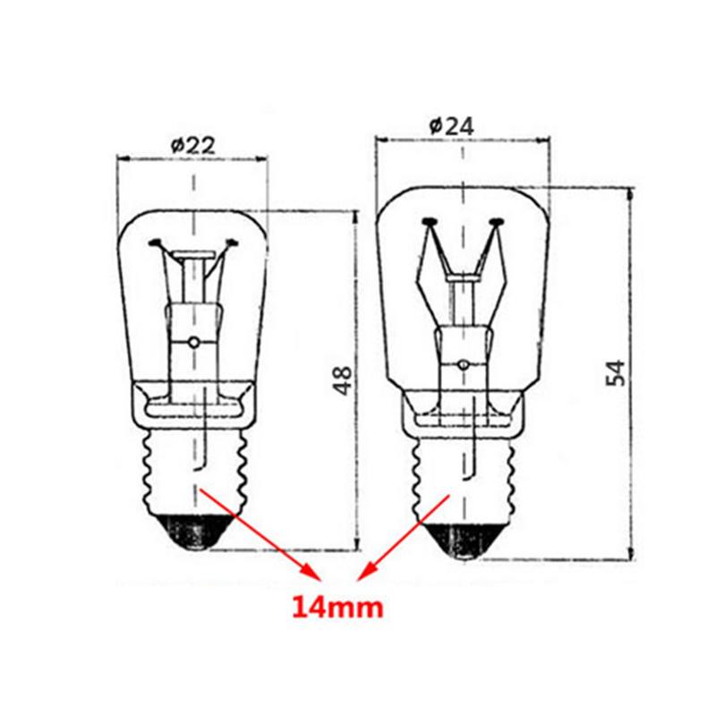 High Temperature 300 Degrees Celsius Oven Light Lamp
