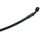 Stainless Steel Mesh Brake Clutch Hose M10 Caulking Steel Fitting General Purpose (Approx. 39.4 Inches (100 Cm), Black)