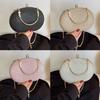Luxury Shell Design Chain Crossbody Bag Bright Elegant Women Clutch Handbags for Wedding/Party/Banquet