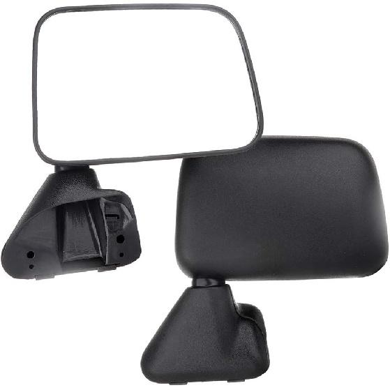 ECCPP Manual Side View Mirrors Left & Right Pair Set For 1987-89 Toyota 4Runner & 1987-95 Toyota Pickup