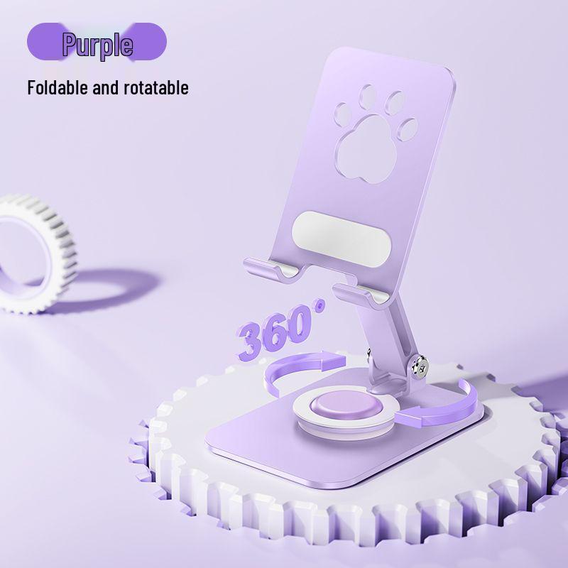 Cat Paw Desktop Phone Holder - Versatile and Portable Stand for Office & Dorm.
