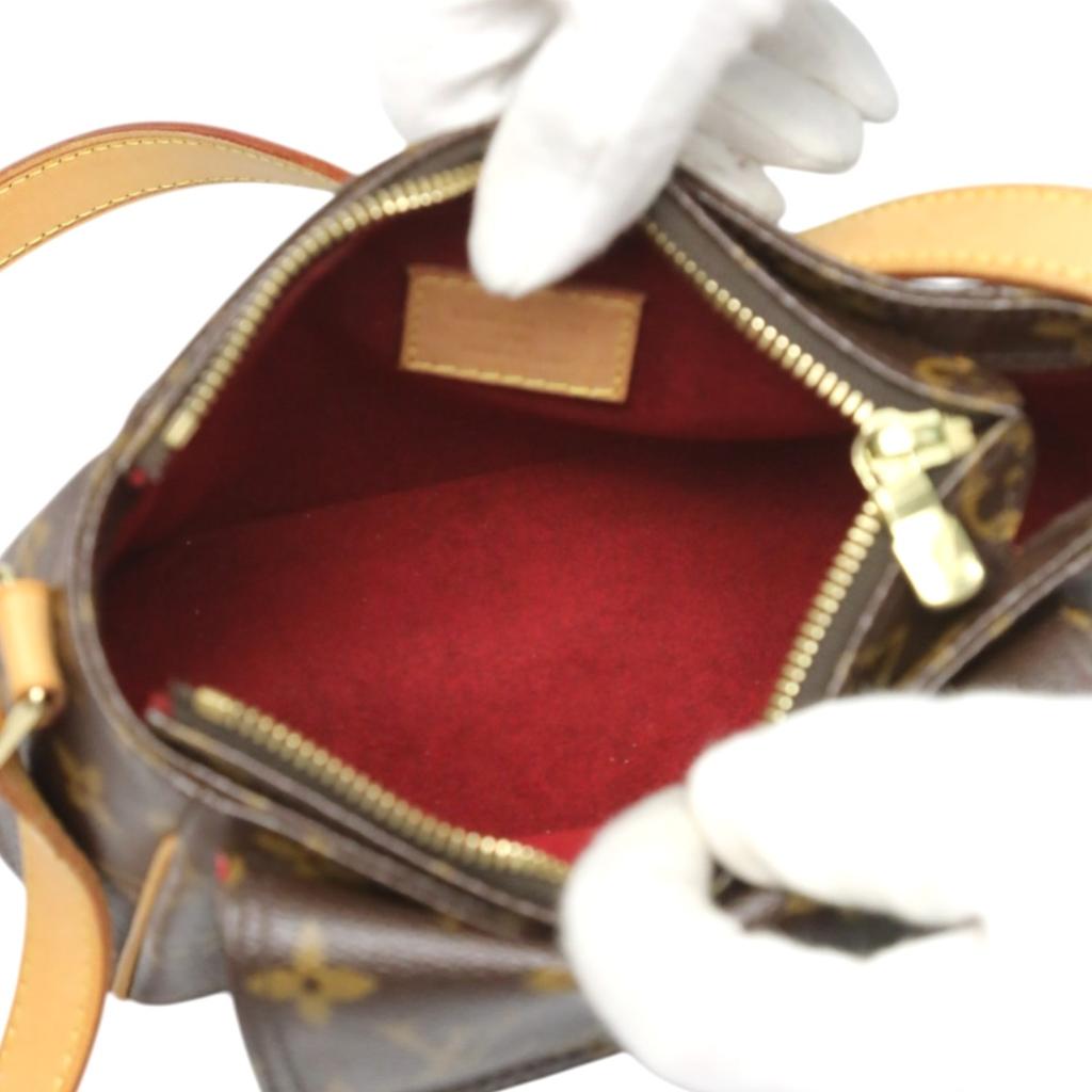 Louis Vuitton Monogram Viva Cite PM Shoulder Bag Brown Women M51165 Used