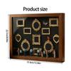 Shadows Box Frame Set,DIY Mini Museums Silhouettes Box Personalize DIY Photo Memory Display Case Valentine Day Gift