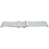 Bracelet De Montre - MY-MONTRE - 20mm - Polyuréthane - Blanc - Boucle Acier Inoxydable