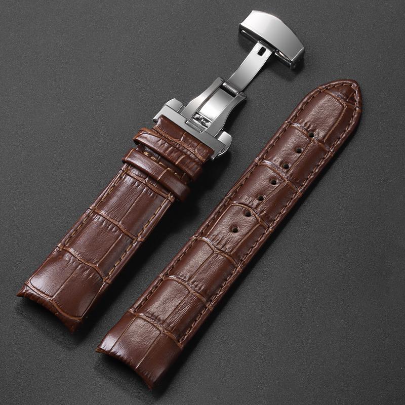 22mm 23mm 24mm Bambusknoten Design Armband für Tissot Couturier T035 Uhrenarmband Herren T035627 Bogige Öffnung Uhrenarmband Uhrenzubehör