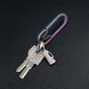 7Cr Steel Sharp Mini Folding Knife Titanium Alloy Portable Pocket Knife Utility Zipper Knife EDC Emergency Unpacking Tool