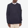 Stone Island Logo Pullover Sweater Men sweater Dark-Gray 7715508A3-V0020