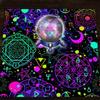 Astrology Tarots Table Altar Cloth Metaphysical Board Game Mat Pendulum Divinations Altar Tablecloth Board Game Card Pad