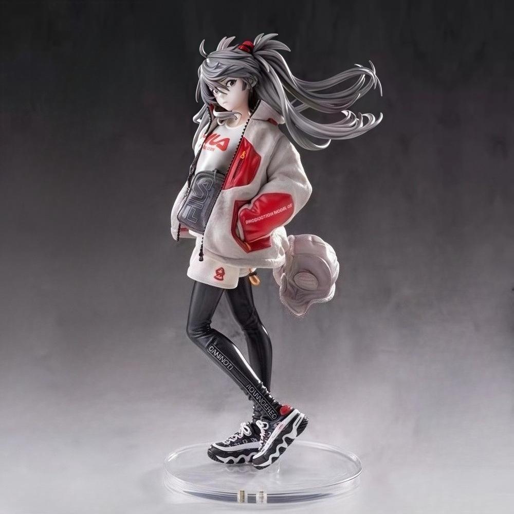 25cm/9.84in Anime Neon Genesis Evangelion Figure Asuka Langley Soryu Action Figures Pvc Statue Collection Model Toys Gifts