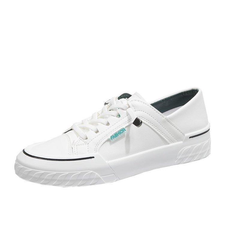 

Оптовая продажа, женские резиновые кроссовки из искусственной кожи, однотонные стильные туфли на плоской подошве, новые летние белые женские туфли 40