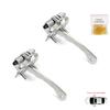 BDP1262-1 2 Peças Batente Limitador de Dobradiça da Porta Dianteira para Renault Express Rapid Super 5 1985-2000 6006003653
