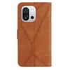 For OnePlus 13T 5G Case Skin Touch Lines Imprinted PU Leather Flip Phone Cover