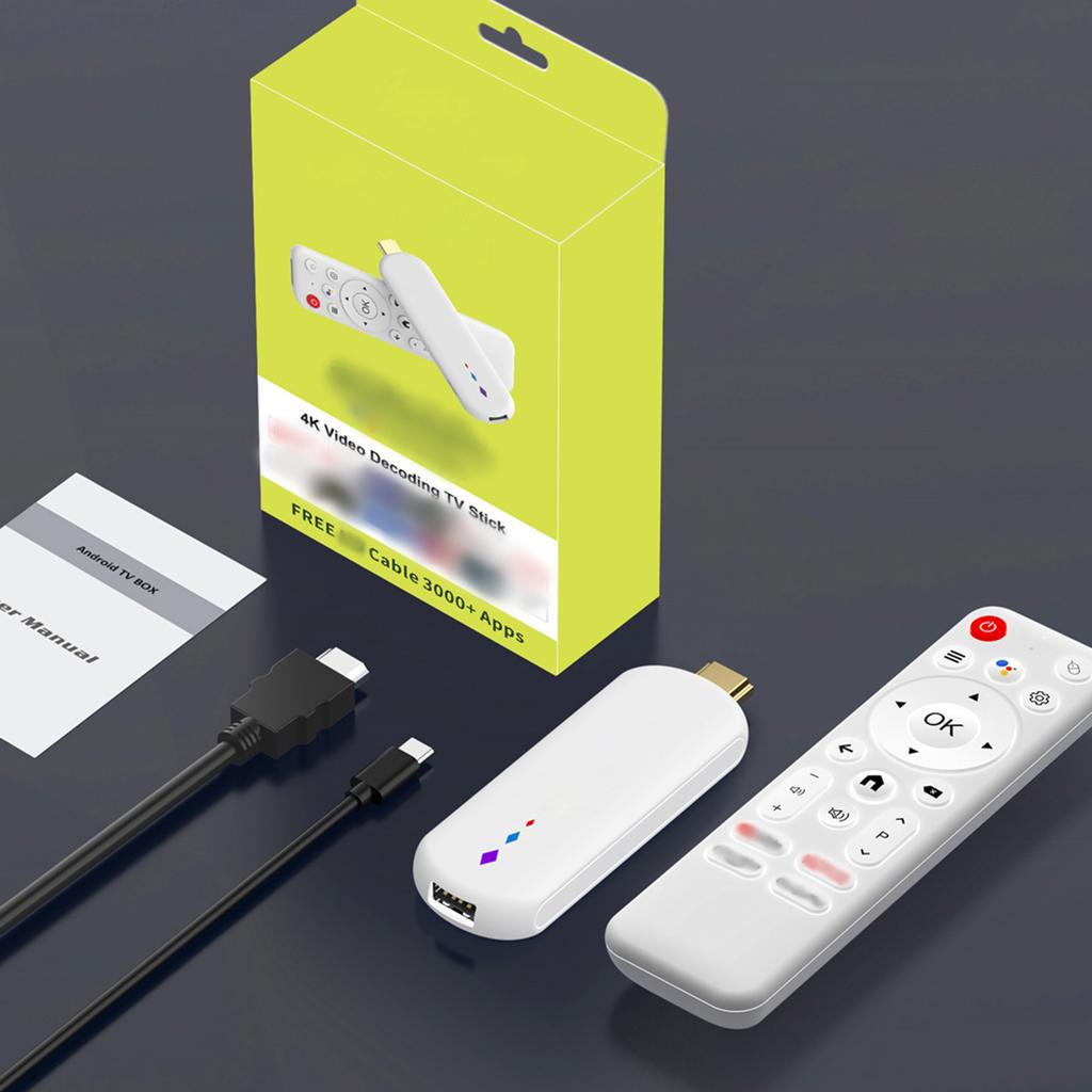 TV Box 4K   High Definition Streaming Media Player Voice Remote Access Portable Design
