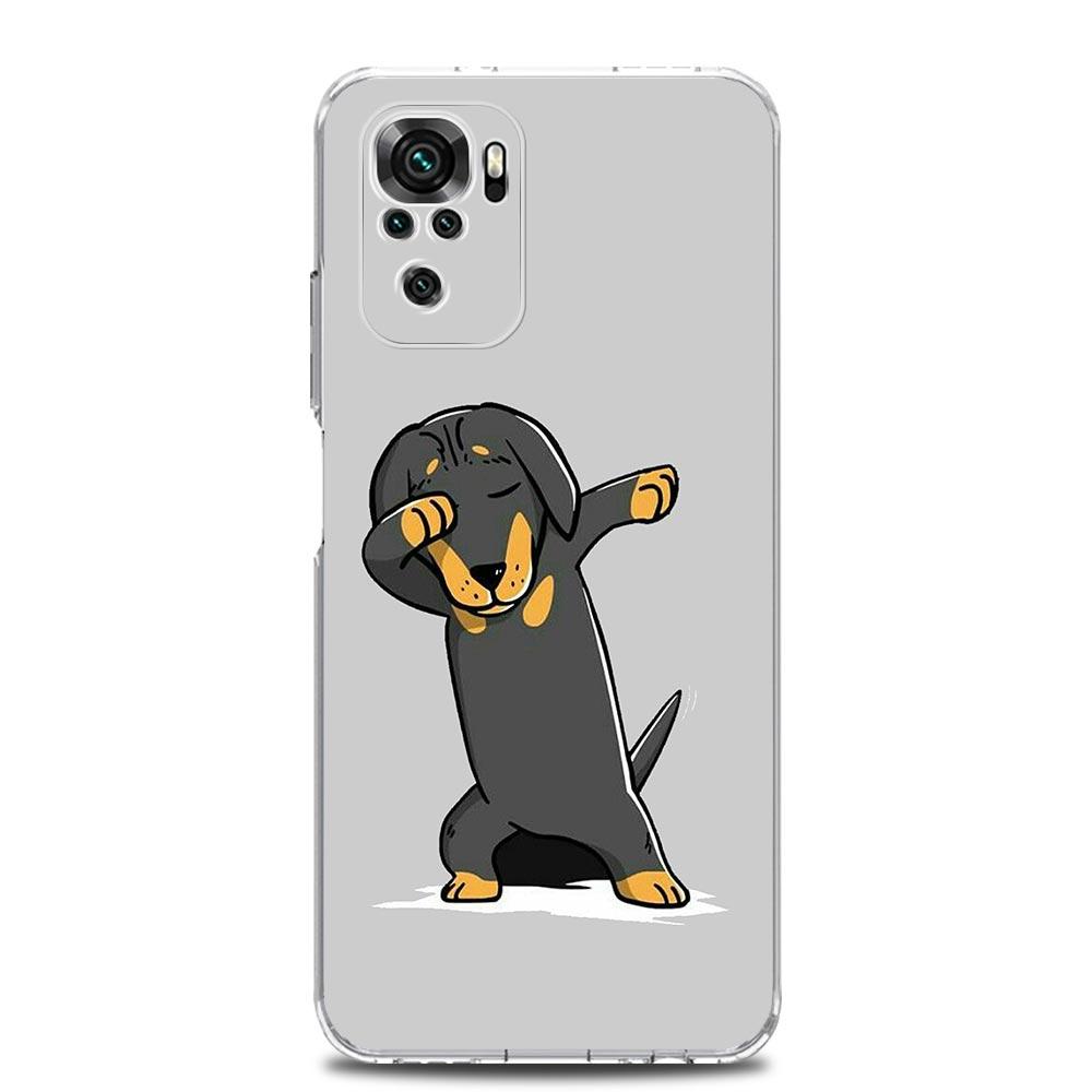 

Dachshund Sausage Dog Phone Case For Xiaomi Redmi Note 13 12 5G 9S 9 8 10 11 Pro 4G 9T 13C 12C 10C 9C 9A 7 Clear Silicone Cover Redmi 13C