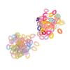 50 Pcs Chain Link Colorful Detachable Acrylic Open Chain Link DIY Jewelry Making Chain Buckle Decora