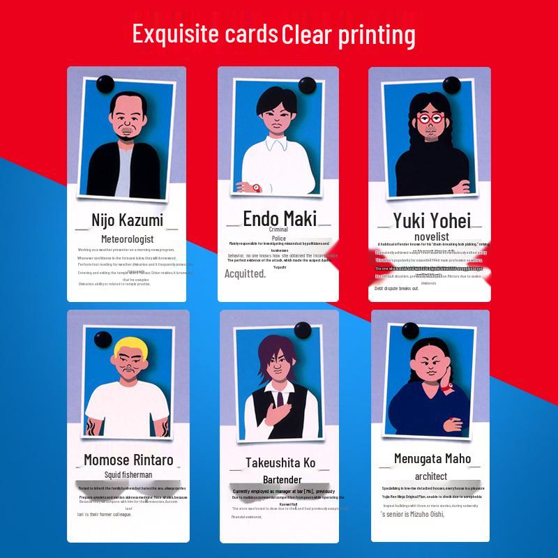 Chinese Edition: Fatal Last Words - Deduction Puzzle Board Game for 2-8 Players, Perfect for Parties and Team Building