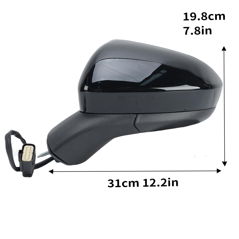 3-tlg. Außenspiegel-Baugruppe für Ford Fusion 2015 2016 2017 2018 - US-Version Schwarzer Plug-In Seitenspiegel Autozubehör