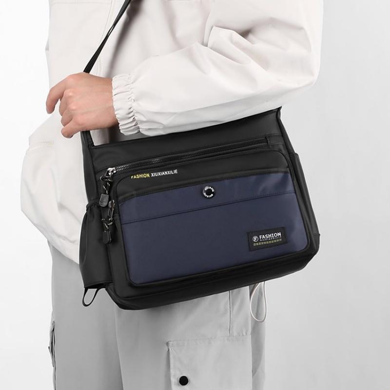 New Men Crossbody Bags Male Nylon Shoulder Bags Boy Messenger Bags Man Handbags For Travel Casual Large Satchel