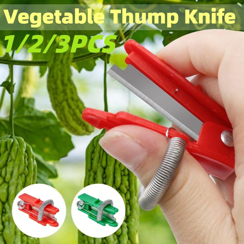 Finger Sickle Harvesting Knife Curved Blade, Gardening Pruning Tool Fruit Grape Picking Ring One-Hand Garden Snip