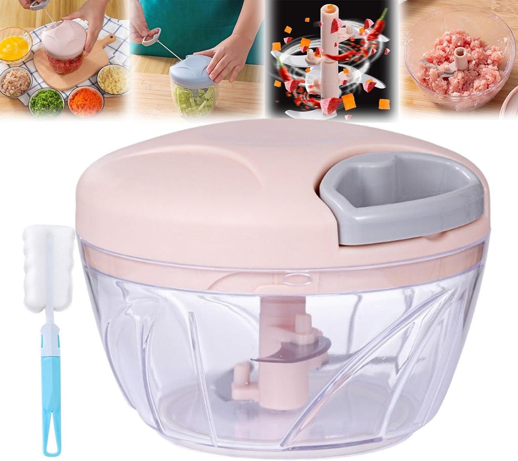500/900ML ruční sekáček pro domácnost šťouchadlo na česnek na cibuli jídlo na zeleninu rychlé krájení mlýnek na maso Příslušenství pro kuchyňské nástroje