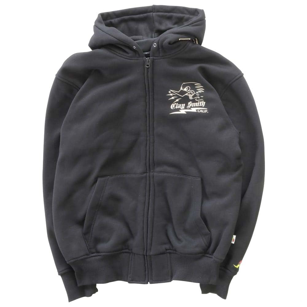 Clay Smith GO AHEAD Windproof Zip Motorcycle Size M Hoodie, Gear, Black, (CSY-5106)