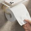 Stylish Toilet Holder With Shelf Modern Functional Accessories Wide Compatibility Easy To Clean