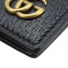 Used GUCCI Bill Compartment 428726 GG Marmont leather black black Card Case