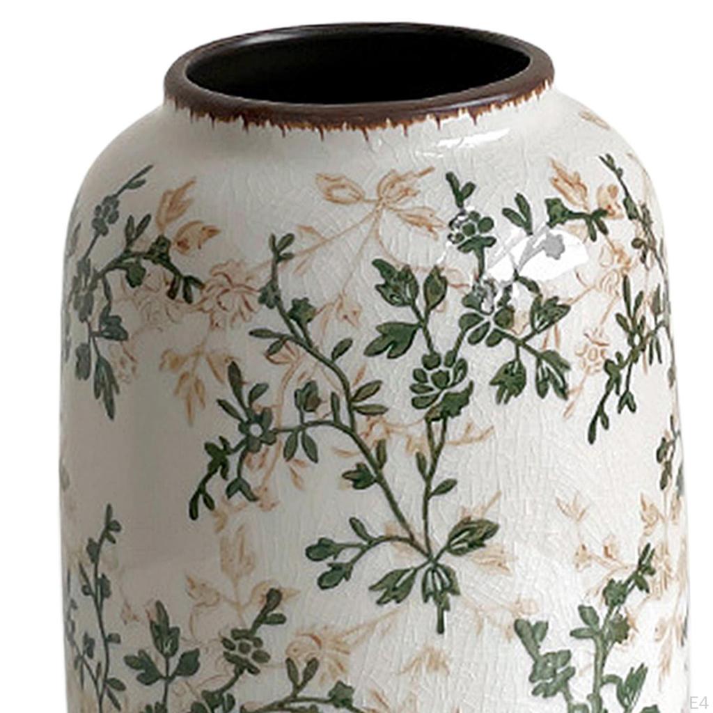 Keramická čínská květinová váza farmářská dekorativní