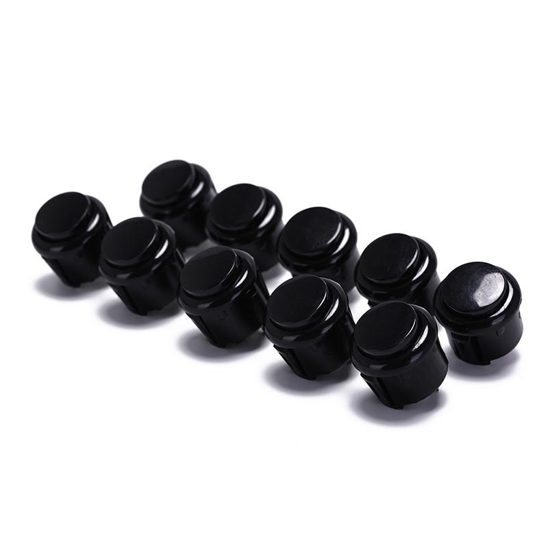 10Pcs 24Mm Push Buttons Replace For Arcade Button Games Parts Of 7 Colors