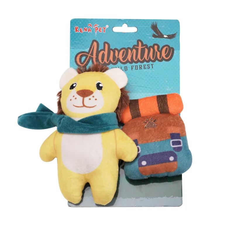 

Набор игрушек для прорезывания зубов у домашних животных с плюшевой звуковой игрушкой, идеально подходит для собак, чтобы жевать и играть, товары для животных, игрушки для собак, игрушки для щенков
