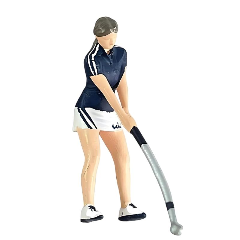 Golf Player Figure Model 1:64 Scale Hand Painted Miniature Figure for Miniature Scene Dioramas Props,Model Car Display