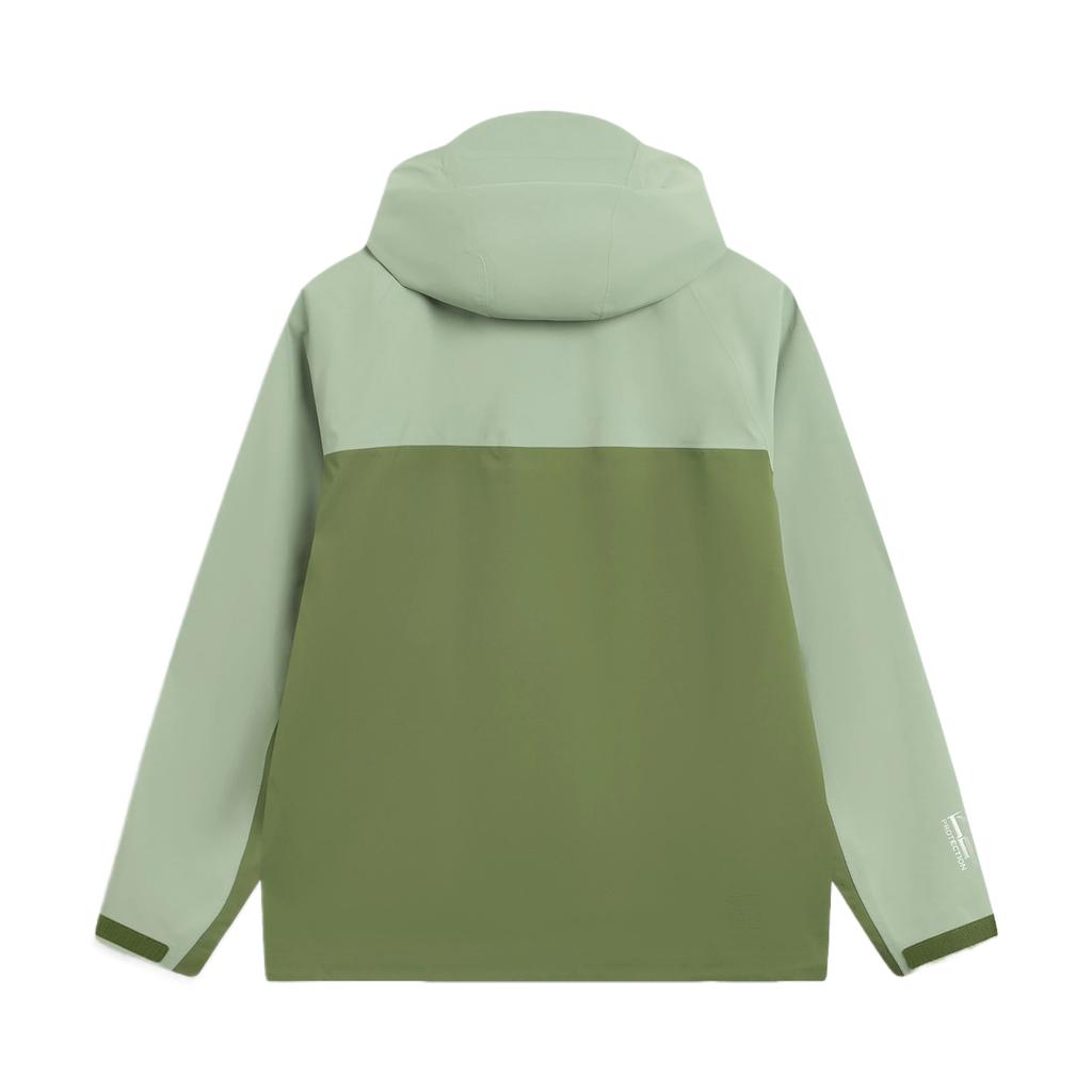 Li-Ning Outdoor CF Color Block Zipper Hooded Waterproof Windbreaker Unisex jackets AEMV033-5