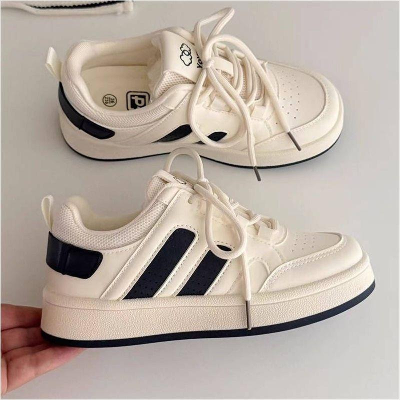 Casual versatile board shoes women's new spring and autumn platform students comfortable niche bread shoes