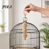 Bird Boredom Buster Rattan Balls Parrot Toy, Chew Toy with Metal Bell, Beak Trimming Parakeet Chewing Cage Accessory for Conure Cockatiel Budgies