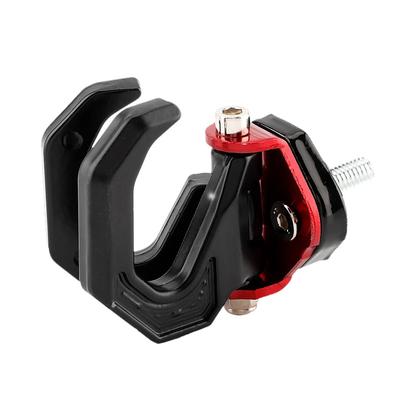 Universelle Motorradgepäcktasche Modifizierter Aluminiumlegierung Aufhängehaken Halter Schwarz Rot
