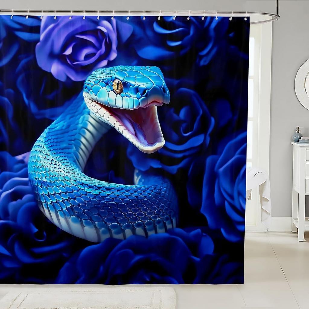 Little Cat Shower Curtain Cute Kitten Shower Curtain Set Galaxy Starry Sky Bath Curtain Universe Planet Purple Nebula Cosmic