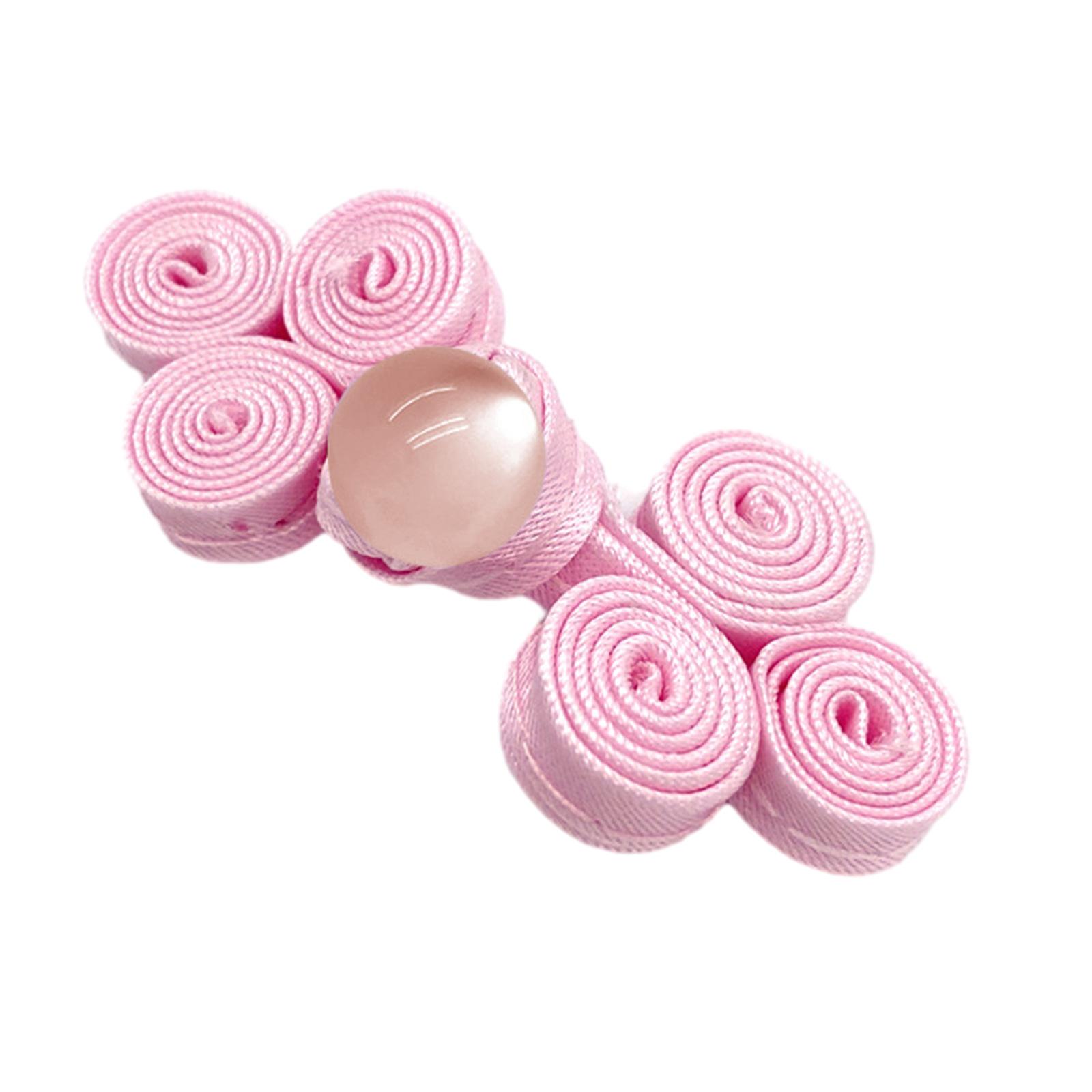 

Handwoven Three Rounds Chinese Cheongsam Knot Button Closure Ribbon Fastener Costume Tang Shirt Suit DIY Sewing Craft 3