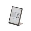 Dulton Metallramme A6 Stilig Bildevisning Fotoramme Stativ Bilderamme Stål Glass 155 x 107 x 70mm L-formet K955-1263-A6